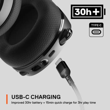 SteelSeries Arctis 7 Plus Wireless headset för gaming (svart)