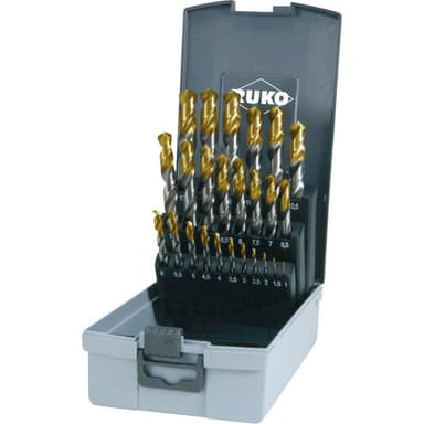 RUKO 2501215TRO HSS-G Spiralborrsats 25 delar 1 mm, 1.5
