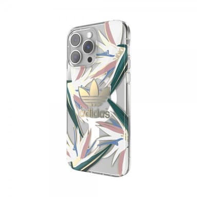 Adidas iPhone 14 Pro Max Skal Trefoil Clear Case MagSafe Gold