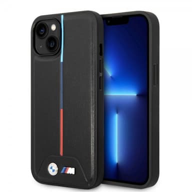 BMW iPhone 14 Skal Quilted Svart