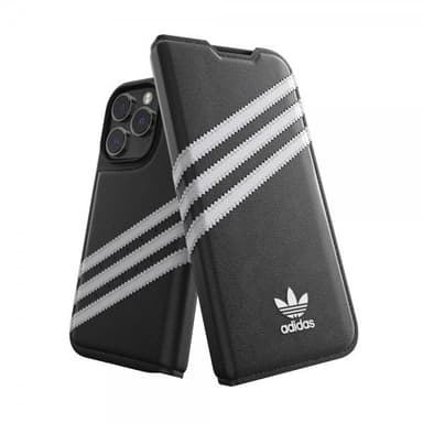 Adidas iPhone 14 Pro Fodral 3 Stripes Booklet Case Svart Vit