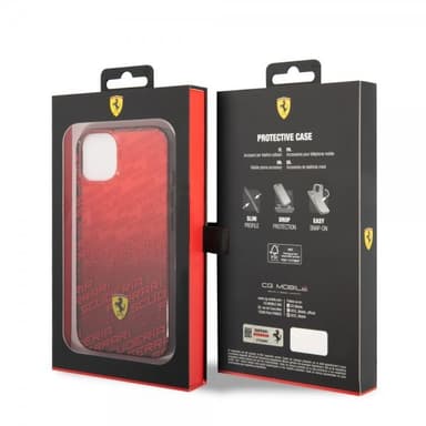 Ferrari iPhone 14 Skal Gradient Scuderia Röd