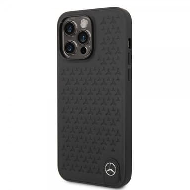 Mercedes Benz iPhone 14 Pro Max Skal Star Pattern Svart