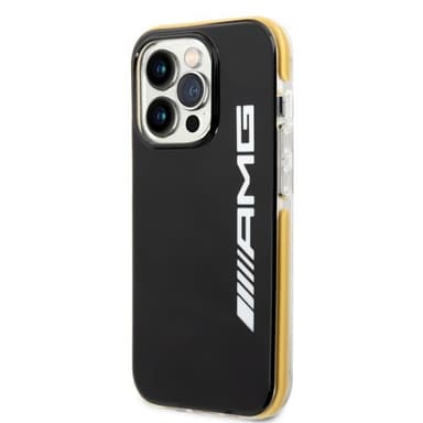 AMG iPhone 14 Pro Skal med Logo Svart Gul
