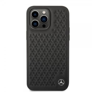 Mercedes Benz iPhone 14 Pro Max Skal Star Pattern Svart