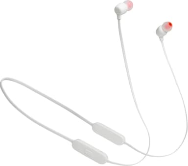 JBL Tune125BT trådlösa in ear-hörlurar (vita)