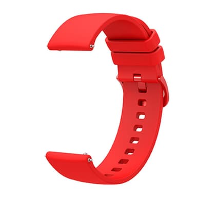 SKALO Silikonarmband till Samsung Watch 3 41mm - Röd