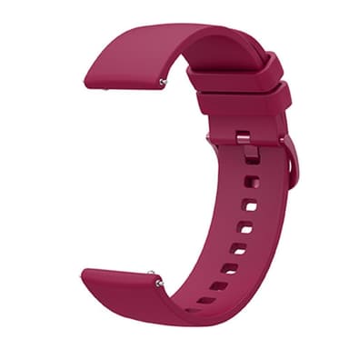 SKALO Silikonarmband till Samsung Watch Active2 44mm - Vinröd