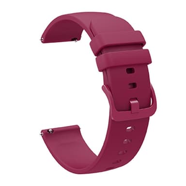 SKALO Silikonarmband till Garmin Venu 2S - Vinröd