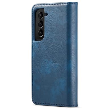 DG MING Samsung S22 2-i-1 Magnet Plånboksfodral - Blå
