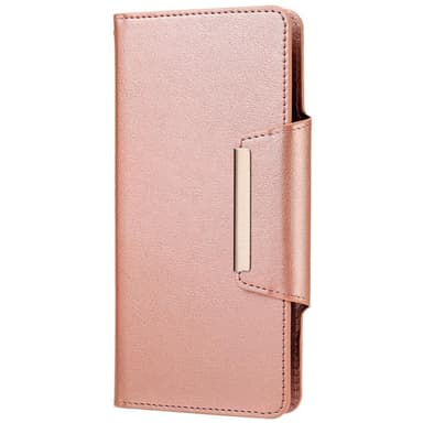 SKALO Samsung S22+ DOLIZMA 2 i 1 Magnet Plånboksfodral - Roséguld