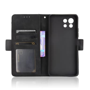 SKALO Xiaomi Mi 11 Lite 6-FACK Plånboksfodral - Svart