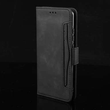 SKALO Moto G31 / G41 6-FACK Plånboksfodral - Svart