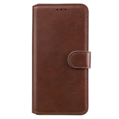 SKALO Samsung A22 5G Klassiskt Plånboksfodral - Brun