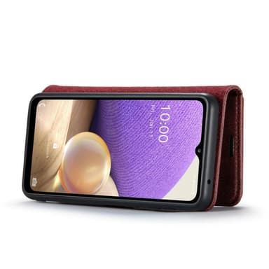 DG MING Samsung A33 5G 2-i-1 Magnet Plånboksfodral - Röd