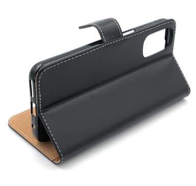 SKALO Moto G31 / G41 Plånboksfodral Äkta Skinn - Röd