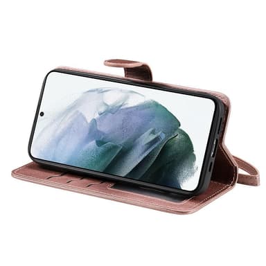 SKALO Samsung S22 Magnetskal/plånbok ""2 i 1"" - Roséguld
