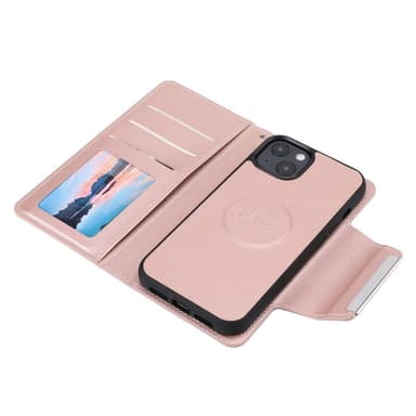 SKALO iPhone 13 DOLIZMA 2 i 1 Magnet Plånboksfodral - Roséguld