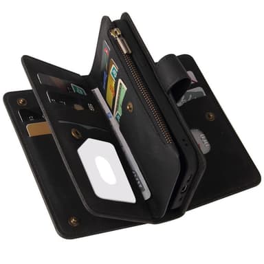 SKALO Xiaomi Mi 11 Lite Big Wallet 17-FACK Plånboksfodral - Svart