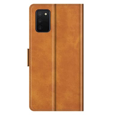 SKALO Samsung A02s / A03s Premium Plånboksfodral - Ljusbrun