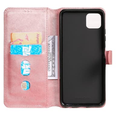 SKALO Samsung A22 5G Klassiskt Plånboksfodral - Roséguld