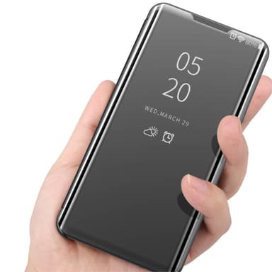 SKALO Samsung A22 5G Clear View Spegel fodral - Blå