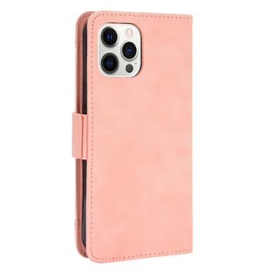 SKALO iPhone 13 Pro 6-FACK Plånboksfodral - Rosa