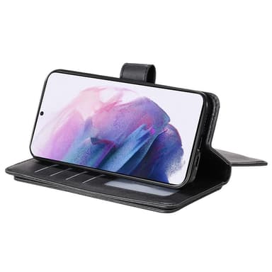 SKALO Samsung S22+ 10-FACK Plånboksfodral - Svart