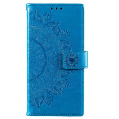 SKALO Samsung S22+ Mandala Plånboksfodral - Blå