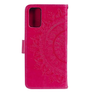 SKALO Samsung A02s / A03s Mandala Plånboksfodral - Cerise