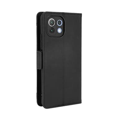 SKALO Xiaomi Mi 11 Lite 6-FACK Plånboksfodral - Svart
