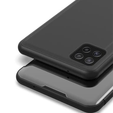 SKALO Samsung A22 5G Clear View Spegel fodral - Guld