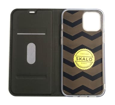 SKALO iPhone 13 Pro Max Plånboksfodral Ultratunn design - Mörkgrå