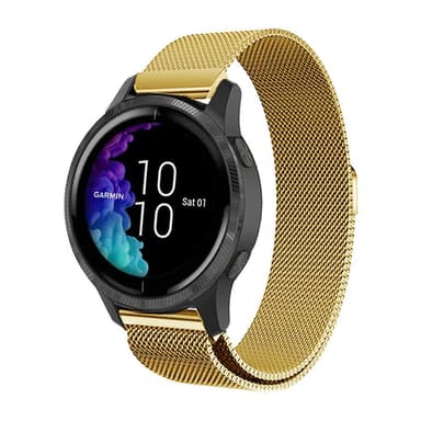 SKALO Milanese Loop till Garmin Venu 2S - Guld