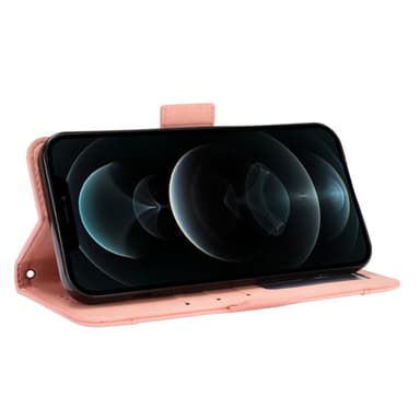 SKALO iPhone 13 Pro 6-FACK Plånboksfodral - Rosa