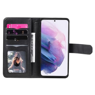 SKALO Samsung S22+ 10-FACK Plånboksfodral - Svart