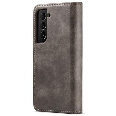 DG MING Samsung S22 2-i-1 Magnet Plånboksfodral - Grå