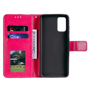 SKALO Samsung A02s / A03s Mandala Plånboksfodral - Cerise