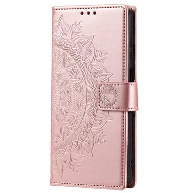 SKALO Samsung S22+ Mandala Plånboksfodral - Roséguld