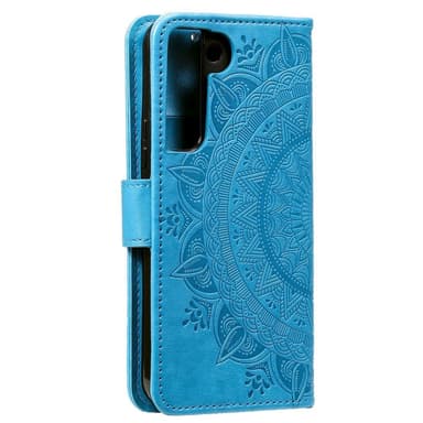 SKALO Samsung S22 Mandala Plånboksfodral - Blå