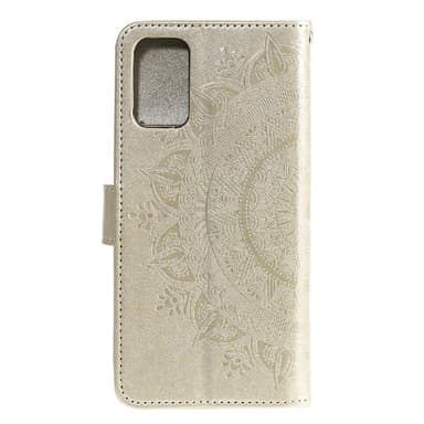 SKALO Samsung A02s / A03s Mandala Plånboksfodral - Guld