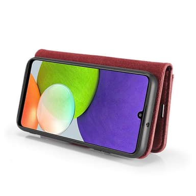 DG MING Samsung A22 4G 2-i-1 Magnet Plånboksfodral - Röd