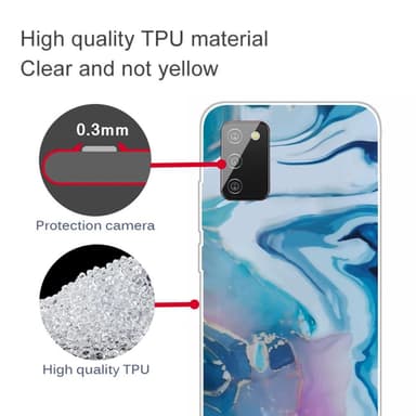 SKALO Samsung A02s / A03s Marmor TPU-skal - Motiv 3