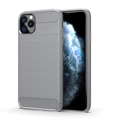 SKALO iPhone 11 Pro Armor Carbon Stöttåligt TPU-skal - Blå