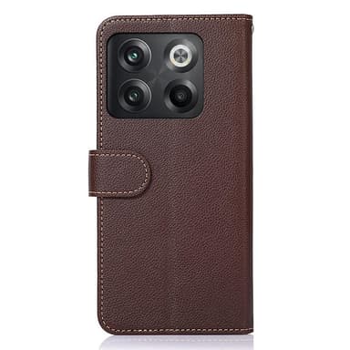 KHAZNEH OnePlus 10T / Ace Pro Plånboksfodral - Brun/Blå
