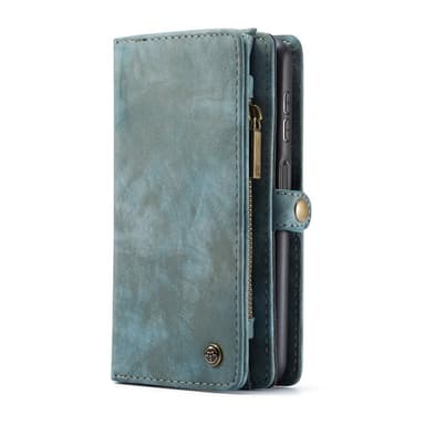 CASEME Samsung Galaxy A13 5G / A04s 4G Retro läder plånboksfodral - Blå