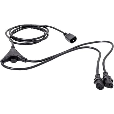HAWA 1008273 IEC Y-kabel Svart 5.00 m