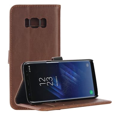 Samsung Galaxy S8 Plus Stilrent plånboksfodral MörkBrun