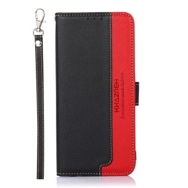 KHAZNEH Samsung Galaxy Xcover 5 Plånboksfodral Röd/Svart