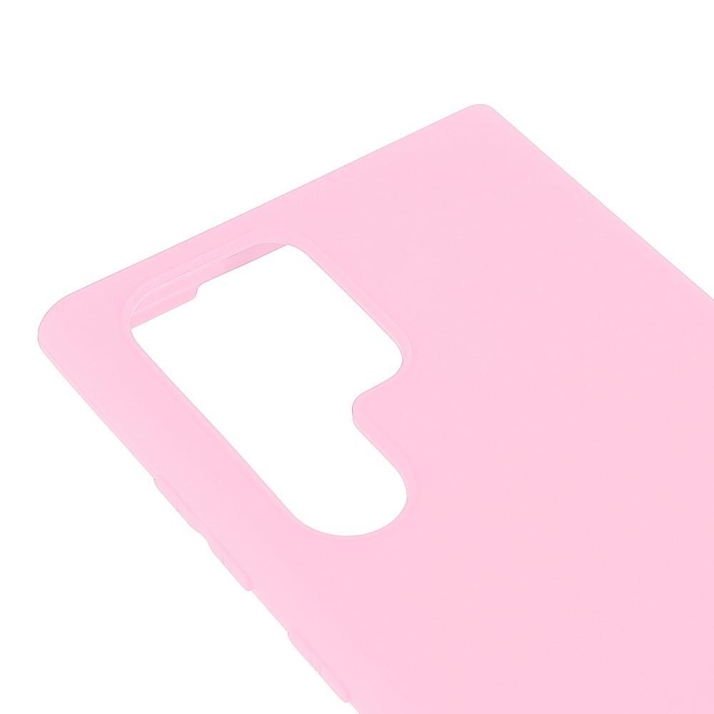 SKALO Samsung S22 Ultra Ultratunn TPU-Skal - Rosa